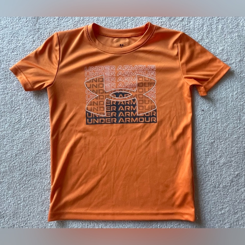 Under Armour Kids' Orange Athletic T-Shirt